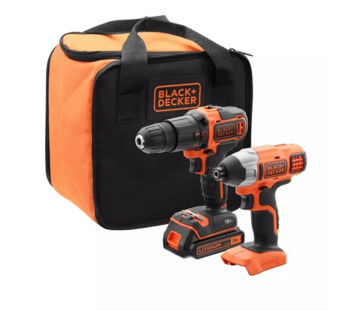 Набір із двох інструментів BLACK+DECKER BCK21S1S