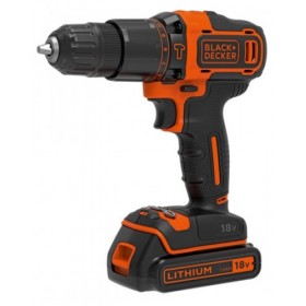 Дрель-шуруповерт ударная аккумуляторная BLACK+DECKER BDCHD18KB