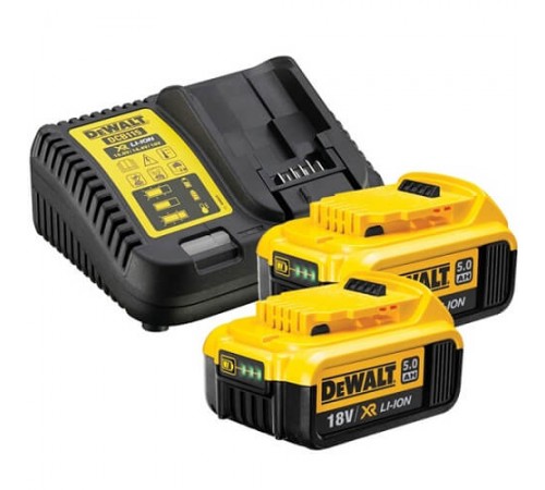 Зарядний пристрій з двома акумуляторами DeWALT DCB115P2