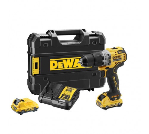 Дриль-шуруповерт акумуляторний безщітковий ударний DeWALT DCD706D2