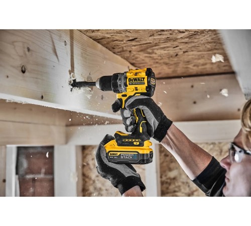 Дриль-шуруповерт акумуляторний безщітковий DeWALT DCD800H2T+DCF840N