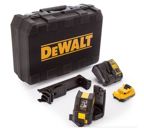 Лазерний нівелір, що самовирівнюється 2-х площинний DeWALT DCE088D1R