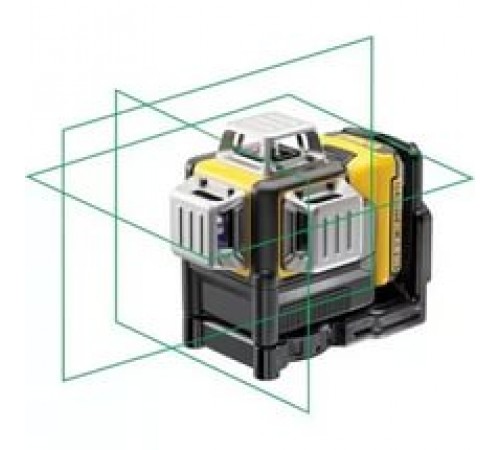 Лазерний нівелір, що самовирівнюється 3-х площинний DeWALT DCE089D1G