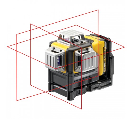 Лазерний нівелір, що самовирівнюється 3-х площинний DeWALT DCE089D1R