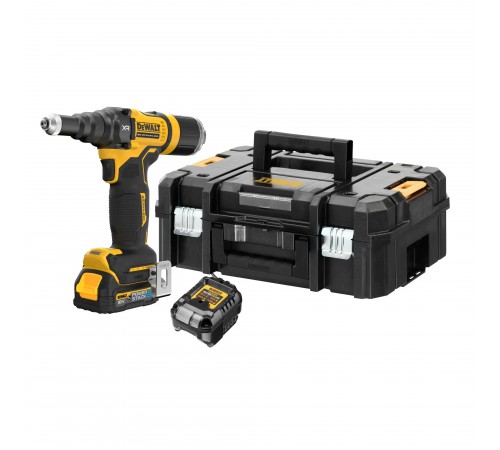 Заклепочник акумуляторний безщітковий DeWALT DCF403E1GT