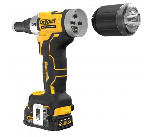 Заклепочник акумуляторний безщітковий DeWALT DCF414E2GT