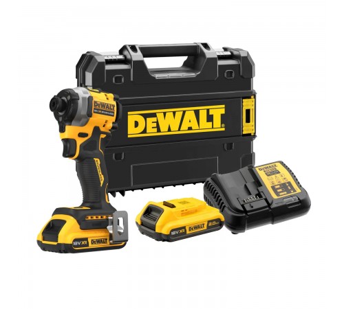 Шуруповерт акумуляторний ударний безщітковий DeWALT DCF850D2T