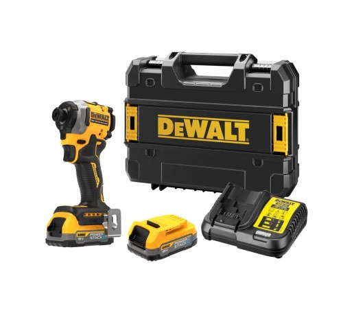 Шуруповерт акумуляторний ударний безщітковий DeWALT DCF850E2T