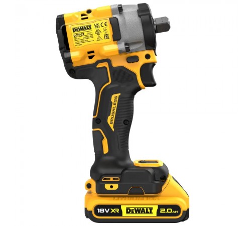 Гайковерт ударний акумуляторний безщітковий DeWALT DCF922D2T