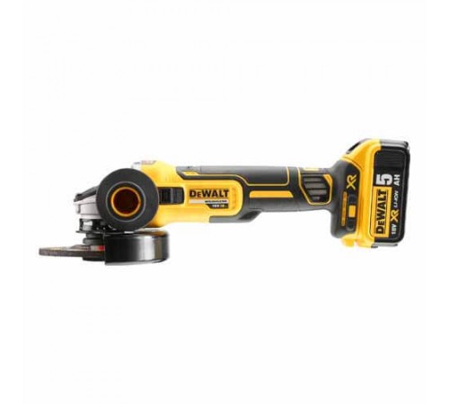 Акумуляторна кутова шліфувальна машина (болгарка) DeWALT DCG405P2