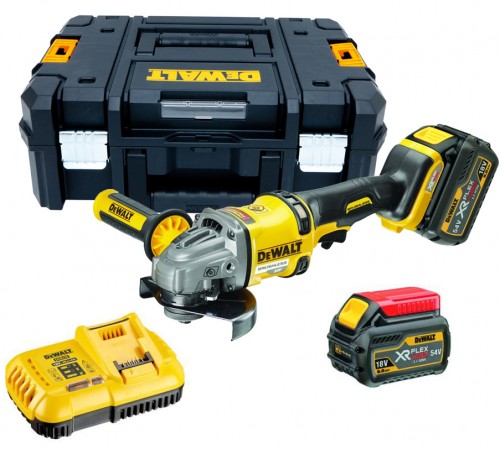 Кутова шліфувальна машина-болгарка акумуляторна XR FLEXVOLT DeWALT DCG414T2