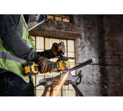 Кутова шліфувальна машина акумуляторна безщіткова Dewalt DCG416VSN