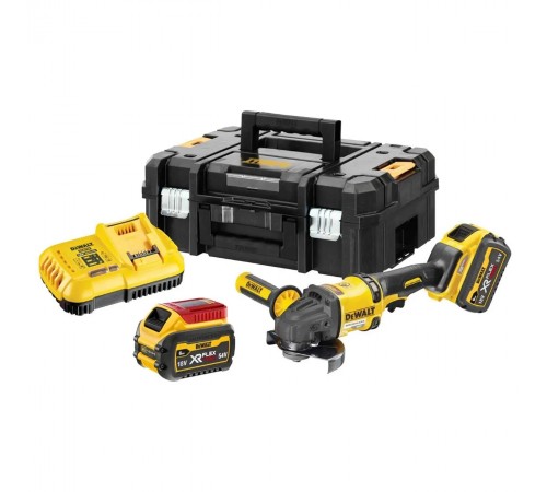 Кутова шліфувальна машина акумуляторна безщіткова Dewalt DCG418T2