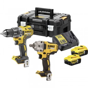 Набір із двох інструментів із безщітковим двигуном DeWALT DCK2077P2T