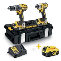 Набор из двух инструментов бесщёточных DeWALT DCK266P2+DCB184