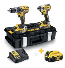 Набір з двох безщіткових інструментів DeWALT DCK266P2T