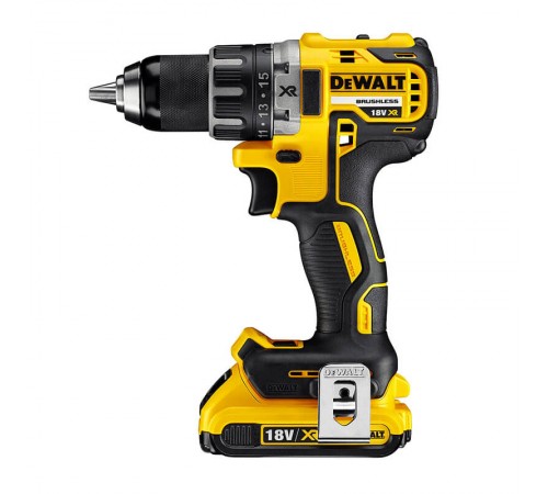 Набір DeWALT DCK268P2T з двох інструментів з безщітковим двигуном, дриль-шуруповерт DCD791 та ударний шуруповерт DCF887