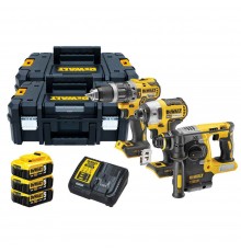 Набір із трьох безщіткових інструментів DeWALT DCK368P3T