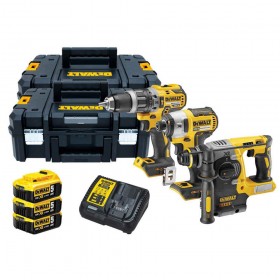 Набір із трьох безщіткових інструментів DeWALT DCK368P3T