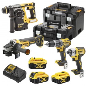 Набір з чотирьох безщіткових інструментів DeWALT DCK422P3T