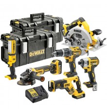 Набір із шести безщіткових інструментів DeWALT DCK623P3