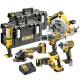 Набір із шести безщіткових інструментів DeWALT DCK623P3