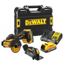 Пила дискова універсальна акумуляторна безщіткова DeWALT DCS438E2T