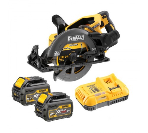 Акумуляторна пилка дискова циркулярна безщіткова XR FLEXVOLT DeWALT DCS577T2