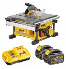 Пила циркулярна акумуляторна настільна DeWALT XR FLEXVOLT DCS7485T2