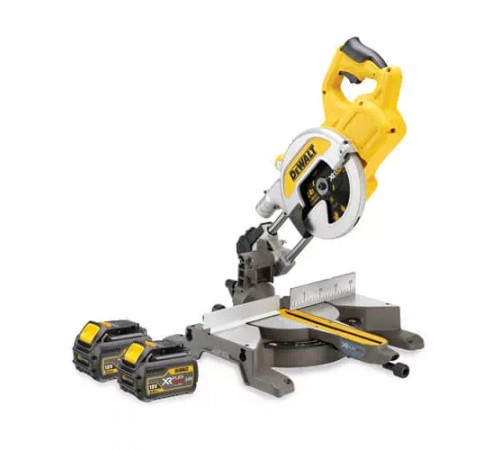 Пила торцювальна акумуляторна XR FLEXVOLT DeWALT DCS777T2