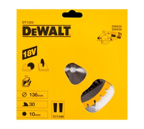 Пиляльний диск DeWALT DT1202