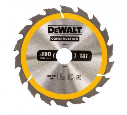 Пиляльний диск DeWALT DT1943