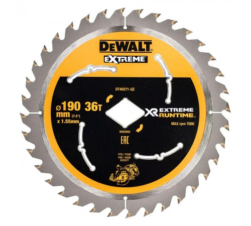 Диск пильний DeWALT DT40271