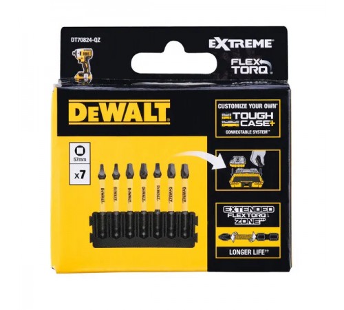 Касета з бітами FlexTorq DeWALT DT70824