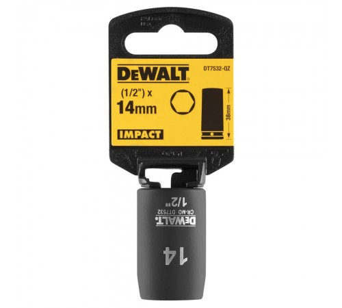 Головка торцева коротка ударна IMPACT DeWALT DT7532