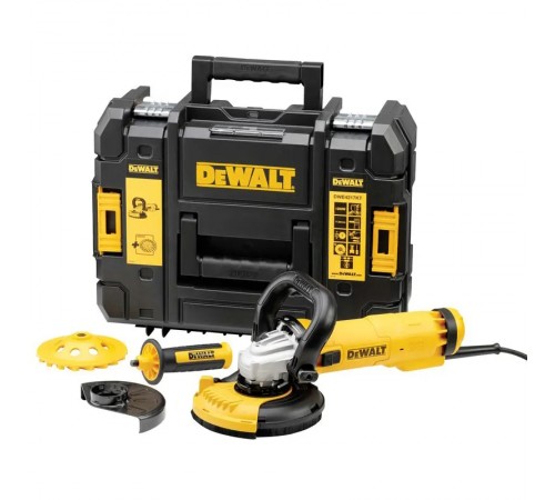 Кутова шліфувальна машина-болгарка DeWALT DWE4217KT