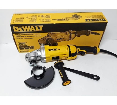 Кутова шліфувальна машина-болгарка DeWALT DWE4557