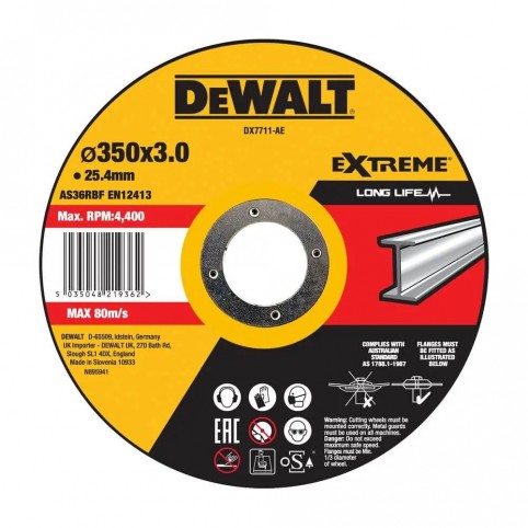 Круг отрезной EXTREME DeWALT DX7711-AE