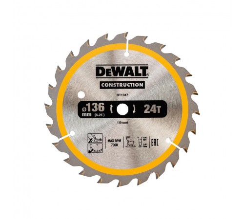 Пиляльний диск DeWALT DT1947