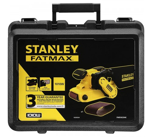 Шліфмашина стрічкова мережева STANLEY FATMAX FMEW204K