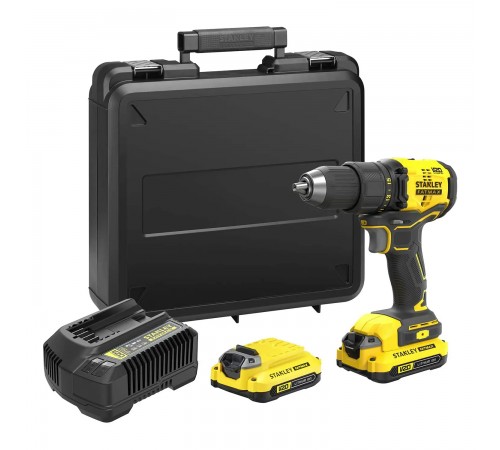 Дрель-шуруповерт аккумуляторная бесщёточная STANLEY FATMAX SFMCD710D2K