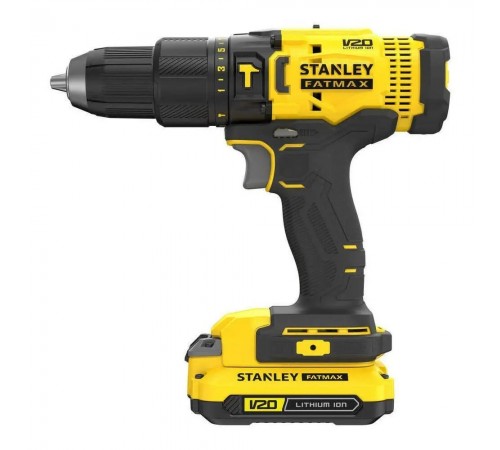 Дрель-шуруповерт аккумуляторная бесщёточная STANLEY FATMAX SFMCD711C2K