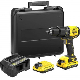 Дрель-шуруповерт аккумуляторная бесщёточная STANLEY FATMAX SFMCD715D2K