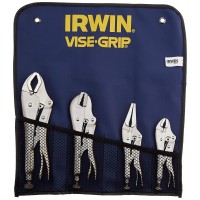 Плоскогубцы Vise-Grip с фиксатором Original - набор 4 шт. (10CR, 7R, 6LN, 5WR) в сумке IRWIN T71