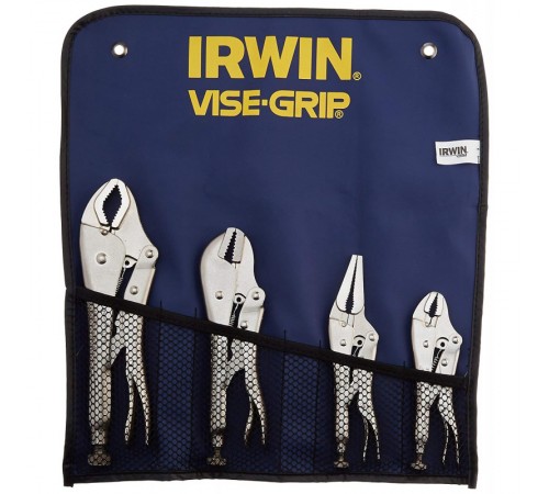 Плоскогубці Vise-Grip із фіксатором Original - набір 4 шт. (10CR, 7R, 6LN, 5WR) у сумці IRWIN T71